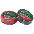OSAKA PVC TAPE FOR ELECTRIC WIRE WRAPPING - Red/BLACK TAPE (2 PCS).