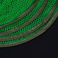 Fishing Net Basket Waterproof Gluing Coating Portable Folding Fishing Casting Trap Dip Net SUS Ring Cage Fishing Tackle.