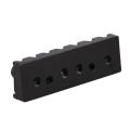 7 String Locking Nut Electric Guitar Nut Tremolo Bridge 48mm (Black). 