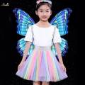 Easter Electric Fairy Wing with Light with Music Moving Butterfly Wing Blue.