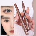 Gege Bear Ultra-fine Head Liquid Eyeliner Pen Waterproof Lasting Quick Drying Matte Black Brown Eyeliner Pencil Eye Makeup Tool. 