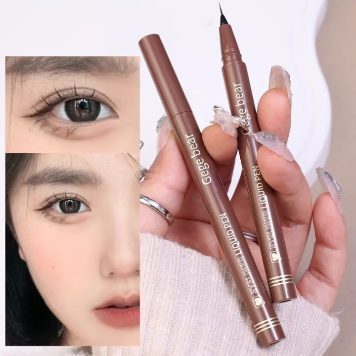 Gege%20Bear%20Ultra-fine%20Head%20Liquid%20Eyeliner%20Pen%20Waterproof%20Lasting%20Quick%20Drying%20Matte%20Black%20Brown%20Eyeliner%20Pencil%20Eye%20Makeup%20Tool%20-%20Image%203
