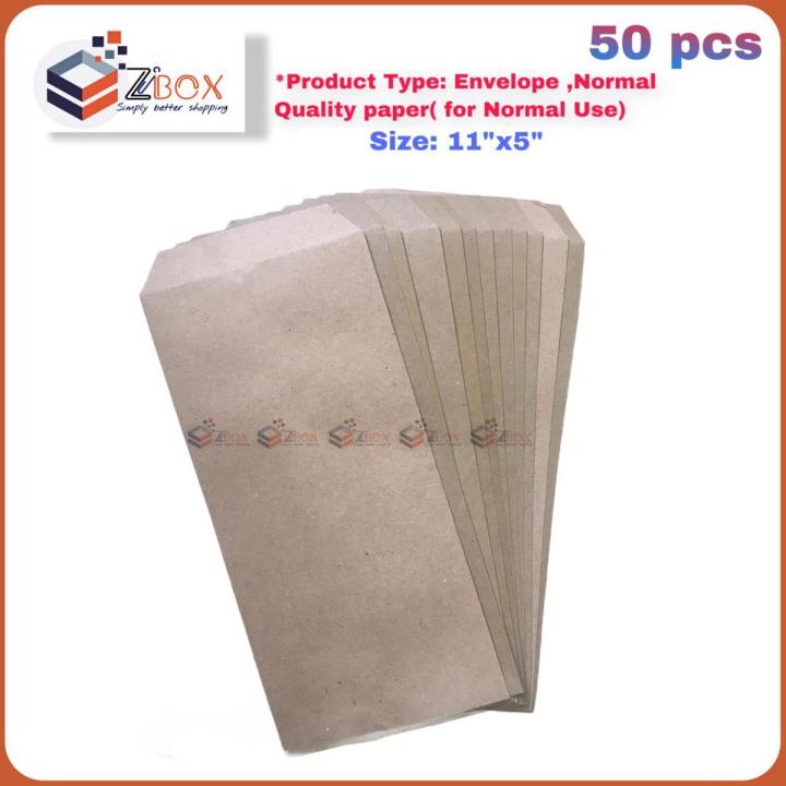 Envelope Normal Quality for Normal Use Size 11"x 5" inch 50 pcs