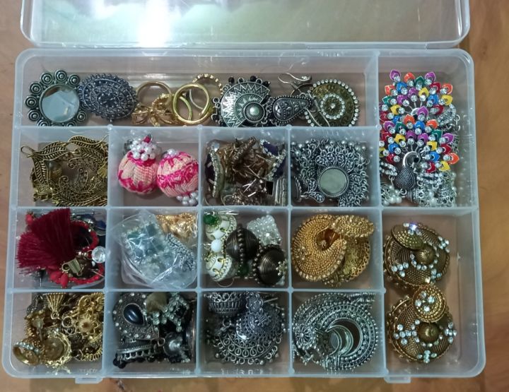 3pes%20Jewelry%20Storage%20Box%2015%20Compartment%20Ornaments%20Plastic%20Storage%20Box%20Case%20for%20Bead%20Rings%20Jewelry%20Display%20Organizer%20-%20Image%204