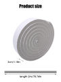 1/10 Pcs 2M wide Self-adhesive Soundproofing Sealing Strip Sound Proof Door Seal Acoustic Foam Windproof Strip - Sustainable Option. 