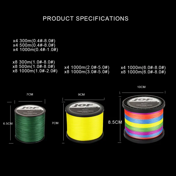 JOF%204%20Strands%20Super%20Strong%20PE%20Fishing%20Line%201000M%20Multifilament%20Freshwater%20Saltwater%20Carp%20Weave%20Wire%20Pesca%208-80LB%20-%20Image%205