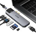 MacBook Pro USB Adapter, USB C Multiport Adapter Hub Mac Dongle for MacBook Pro/Air with 4K HDMI Port, Gigabit ethernet, 2 USB. 