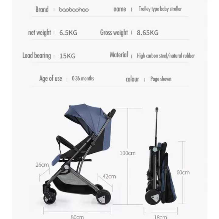 New%20Baby%20Luggage%20Stroller%20Pocket%20Prams%20Bih%20Y1-Blue%20-%20Image%204