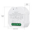 MS-104 AC90-250V 1CH 2.4G Wifi + RF433 10 Amp Smart Automatic Switch Module. 