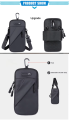 1 PcsProfessional Sport Arm Bag Outdoor Running bag for Mobile under 7.6 inches Outdoor Running Cycling Arm Band Mobile Phone Bags. 