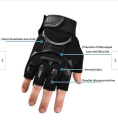 Fingerless Hand Gloves for Cycling, Hiking, Climbing, Motorcyle Driving for Men & Women.