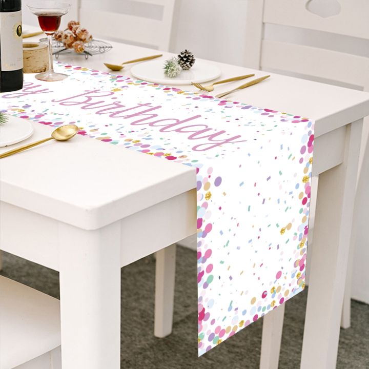 Black%20Gold%20Birthday%20Table%20Runner%20Table%20Cover%20Happy%20Birthday%20Party%20Decorations%20For%20Kids%20Adults%20Home%201st%20Bithday%20Table%20Decor%20-%20Image%204