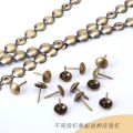 Upholstery Nail Strips 11mm Brass Nickel Bronze Decorative Trims Tapes Tacks for Sofa Bedside 5 Meter Home Improvement.