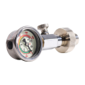 2X Scuba Diving Air Tank Pressure Testing Checker Din 232/300 Bar with 400Bar/6000Psi Gauge.