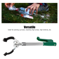 1 Pcs Garbage Tongs Pick Up Reaching Tool Long Arm Garbage Collection Stick Alloy Garbage Clip Picker 40cm. 