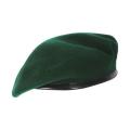 Fashion Beret Cap for Men- Style Beret Wool Caps + Fee Metal Star. 