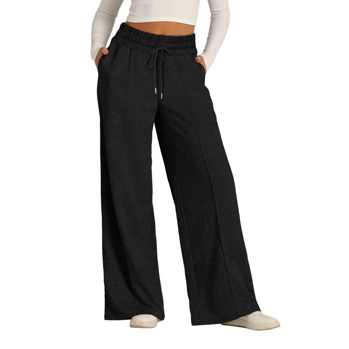 Women's%20High%20Waisted%20Wide%20Leg%20Sweatpants%20Casual%20Yoga%20Jogger%20Pants%20-%20Image%203