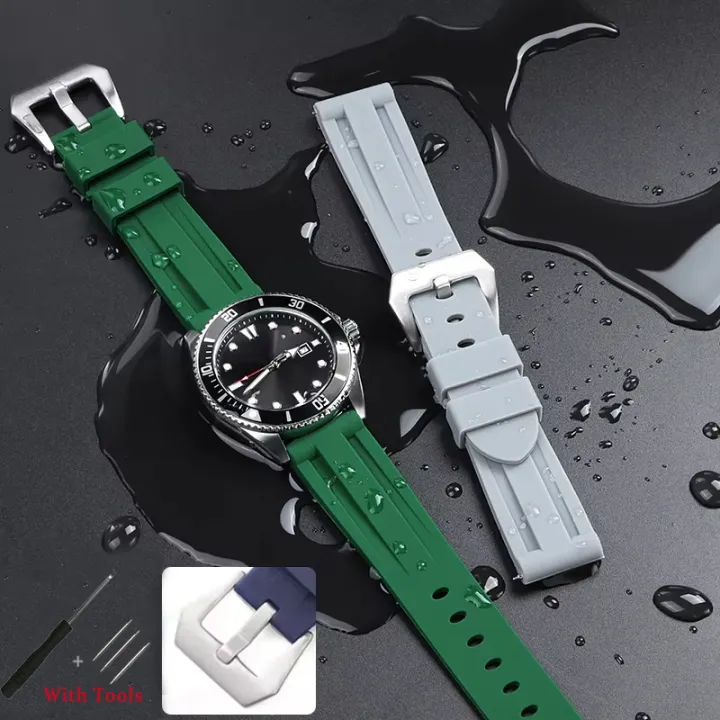 22 24 26MM Camouflage Rubber Strap Band Replacement fits for Panerai Sub US