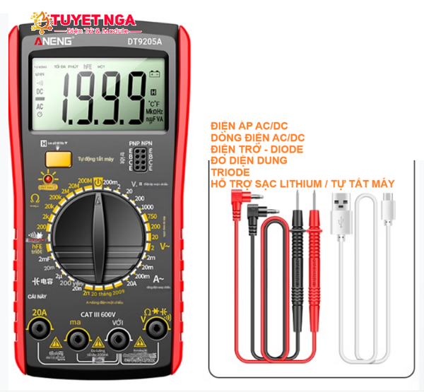ANENG%20DT9205A%20Rechargable%20Digital%20Multimeter%202000%20Counts%20-%20Image%206
