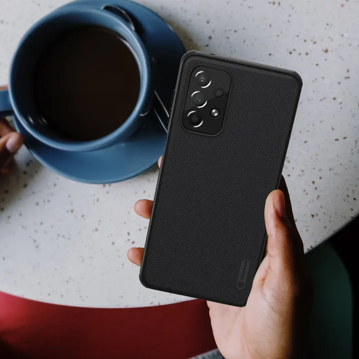 Nillkin%20%7B%20Samsung%20Galaxy%20A73%20%7D%20Super%20Frosted%20Shield%20Pro%20Matte%20cover%20case%20for%20Samsung%20Galaxy%20A73%205G%20Smart%20Phome%20Back%20Cover%20Case%20-%20Black%20-%20Image%202