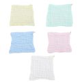 Baby Washcloths Baby Muslin Squares Organic Cotton Soft Skin-friendly Reusable Infant Face Towel Microfibre Baby Towel. 