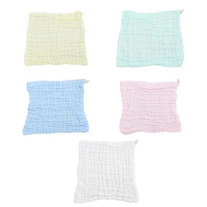 Baby Washcloths Baby Muslin Squares Organic Cotton Soft Skin-friendly Reusable Infant Face Towel Microfibre Baby Towel