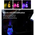 380ML Light Bulb Air Humidifier with Colorful Lamp Silent Water Mist Sprayer Home Desktop Air Fresher Mini Handheld Umidificador. 