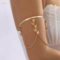 Arm Bracelet Tassel Chain Fashion Gift Jewelry Open Arm Band Upper Arm Cuff Bangles for Valentine'S Day Thanksgiving Graduation Daughter Mom , Style C. 