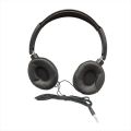 Sound Wired Headphones Over Ear Headset Bass HiFi Sound Music Stereo Earphones Flexible Adjustable Headset For PC Mobile.