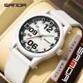 SANDA New Fashionable and Minimalist Student Watch Simple Trendy and Versatile Men Watch Women Watch SD3252-4.