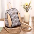 【Aesth Diary Store】Marea Mini Backpack Bag For Teenage Girl Plaid Women Shoulder Phone Purse Korean New Trendy Female Bagpack. 