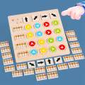 Matching Puzzles Color Direction Puzzle Learning Early Education Montessori Toys for Kids Baby.