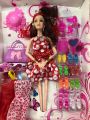 Baby girls Fashion Barbie Angel Doss with Dress Bag shoe Doll set. - Doll - Doll. 