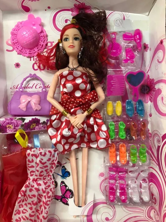 Baby%20girls%20Fashion%20Barbie%20Angel%20Doss%20with%20Dress%20Bag%20shoe%20Doll%20set.%20-%20Doll%20-%20Doll%20-%20Image%204
