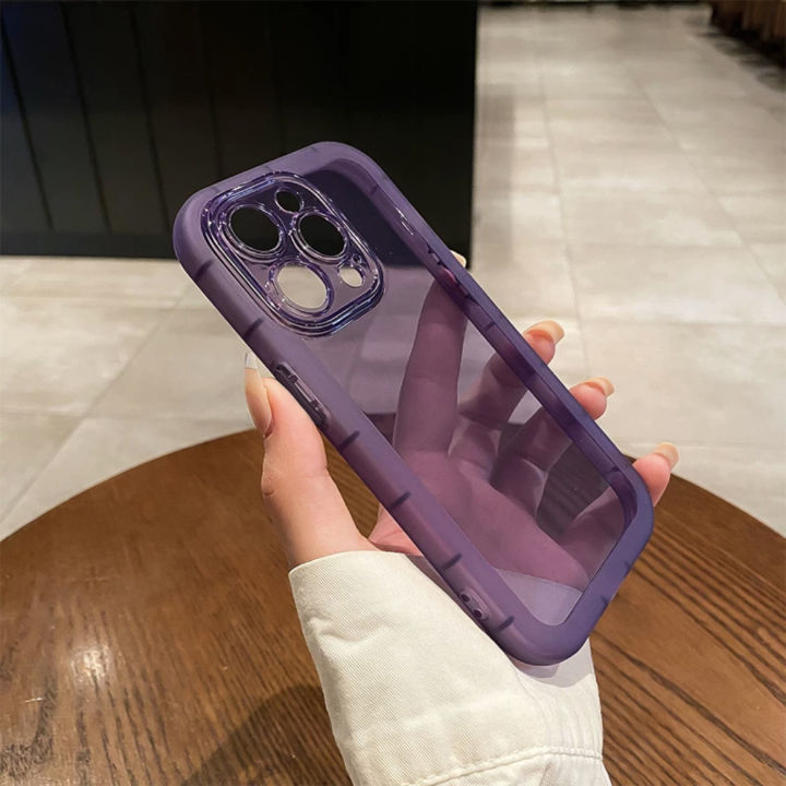The new dark purple is suitable for apple 8 phone case iphone 7plus clear 11 case 12 silicone 14