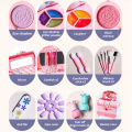 GC Kids Makeup Kit Girl Pretend Play Toy Princess Makeup Set Beauty Cosmetic Bag Kidcraft Playset Cosmetics Toys Early Learning Educational Toys For Girl Gift. 