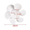 Replacement Fan Blade 6 Blades Replacement Vent Fan Blades D Hole Motor Exhaust Fan 10 Inch 8 Inch 6 Inch White Six Blades.