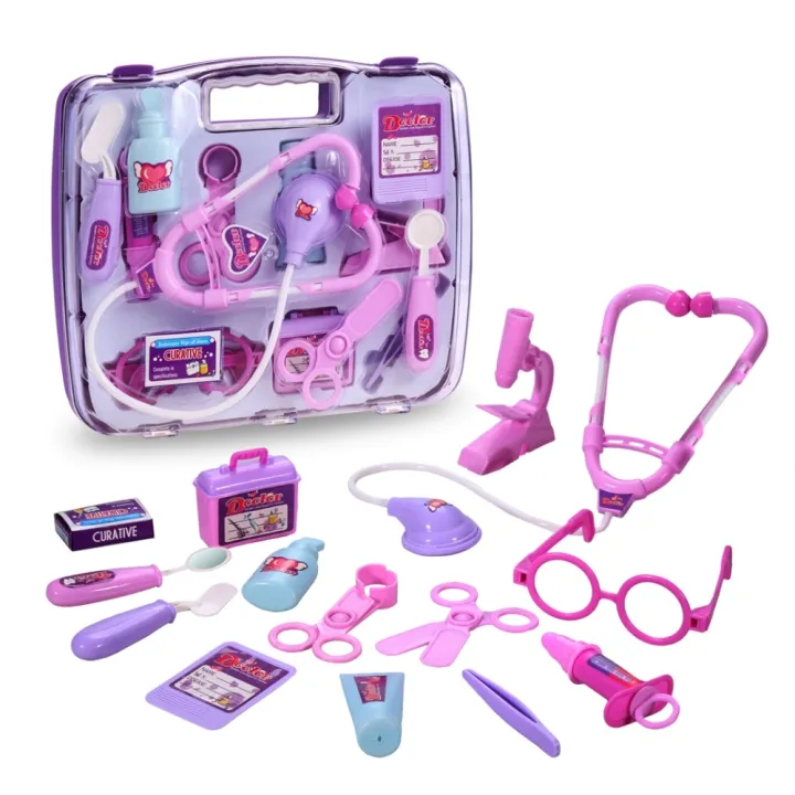 Children's%20Doctor%20Play%20Toy%2015PC%20Kit%20(Blue%20&%20Red%20Set)%20-%20Image%203