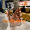 VIVO Y38 5G VIVOY38 Y 38 Clear Shockproof Case with Camera Lens Protector Film Shockproof Phone Back Cover Casing.