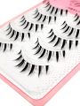 Yelix 5 Pairs False Eyelashes Japanese Style Makeup Thick Eyelash Extension Cosplay Makeup Lashes Manga Eye Lashes JokeT. 