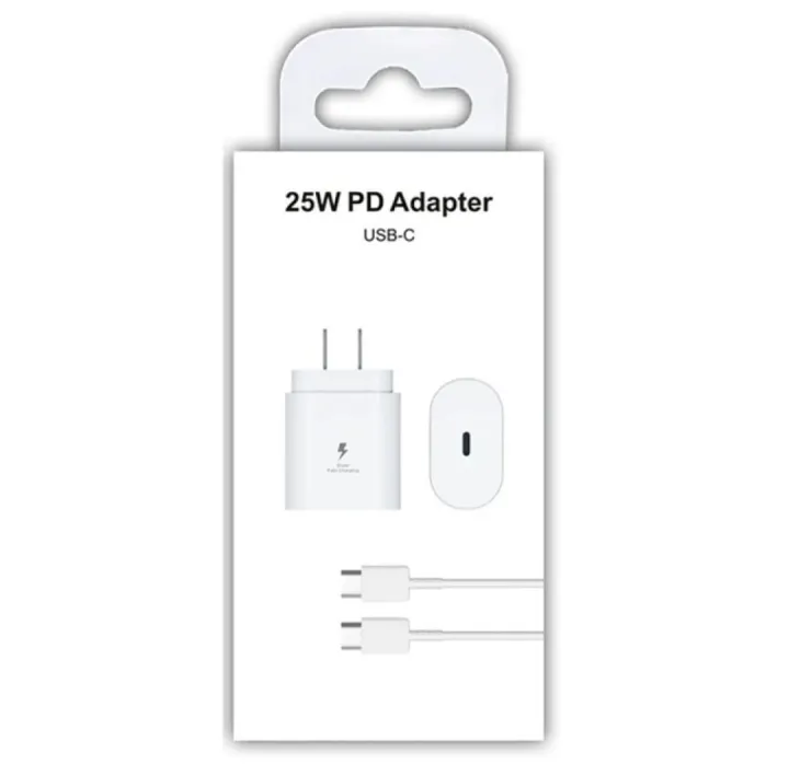 Samsung%2025W%20Super%20Fast%20Charger%20Usb%20Type%20C%20Charger%20Power%20Adapter%20For%20Galaxy%20-%20Charger(Free%20TYPE%20C%20TO%20TYPE%20C%20Cable)%20-%20Image%202