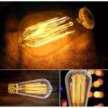 Vintage LED Edison Bulb, 4W/6W, Equivalent 40W/60W, Soft White 2700k. 
