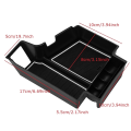 Car Insert Front Center Storage Box Storage Tidying Console Organizer Box Tray Box for Volvo XC60 S90 V90CC XC90. 