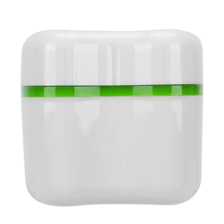Denture Box Bathroom Denture Cup False Tooth Holder Moistureproof Mouthguard Cleaning Dental Organizer Storage Box for Travel