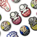 LKPCIGCXM Baby in Car Sticker Baby on Board Car Aluminum Sticker for Nissan X-TRAIL Qashqai Skoda Octavia Fabia Renault Clio A. 