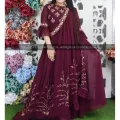 Eid collection Indian Unstitched Georgette Gown Party dress for women. 
