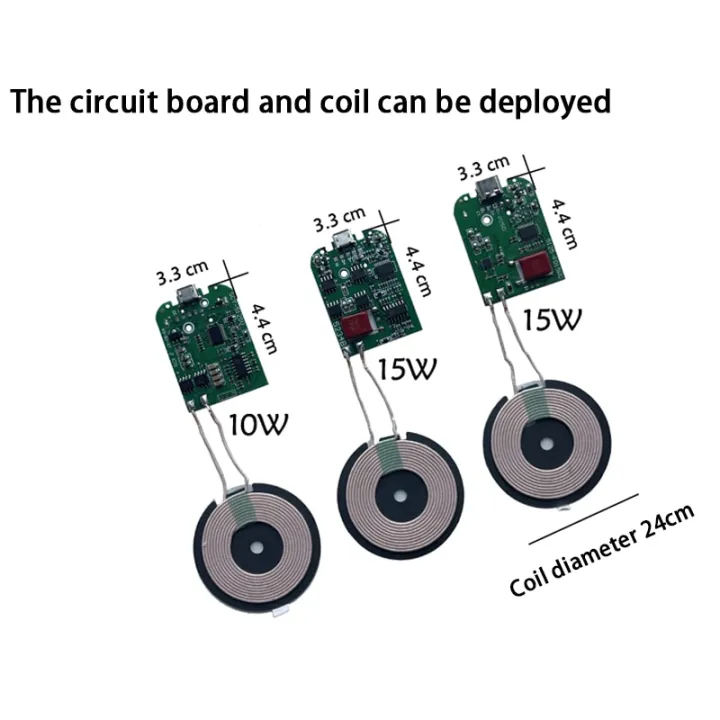 10W/15W%20Power%20Fast%20Charge%20Wireless%20Charger%20Module%20Transmitter%20Coil%20circuit%20board%20dc%205V%202A%209V%202A%207.5W%205W%20Universal%20QI%20-%20Image%203