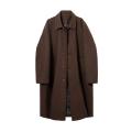 TFETTERS Brand Japan Woolen Overcoat Man Casual Autumn Winter New 2024 Thickening Windbreak Coat Male Daily Vintage Clothing. 