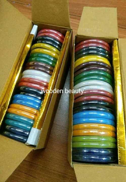 Reshmi kacher churi for women -12 color & 24 PCS