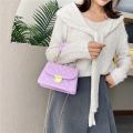2024 Summer New Fashion Chain Bag Bag Women's Niche Crossbody Small Square Bag Simple Quilted Armpit Bag Shoulder Bag. 